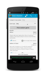 Pick random game screen