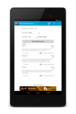Pick random game screen on 7 inch tablet in portrait orientation