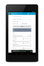 Browse games screen on 7 inch tablet in portrait orientation mode